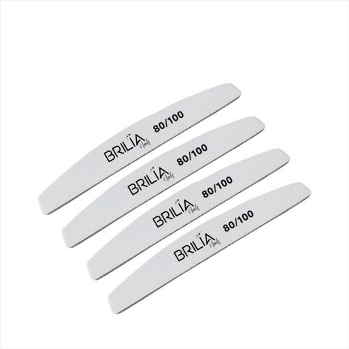 Brilia Nails Lixa Boomerang 80/100 Un| Brilia Nails Lixa Boomerang 80/100 Un|